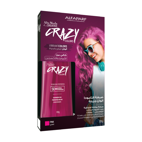 AltaModa Creative Crazy Colors Hot Pink 120g