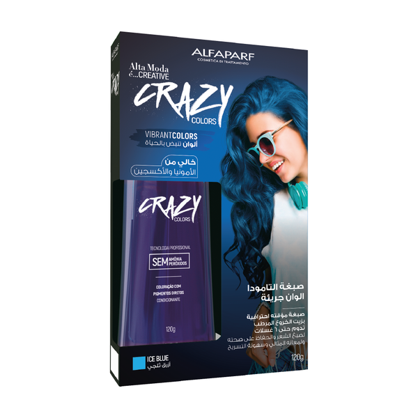 AltaModa Creative Crazy Colors Ice Blue 120g