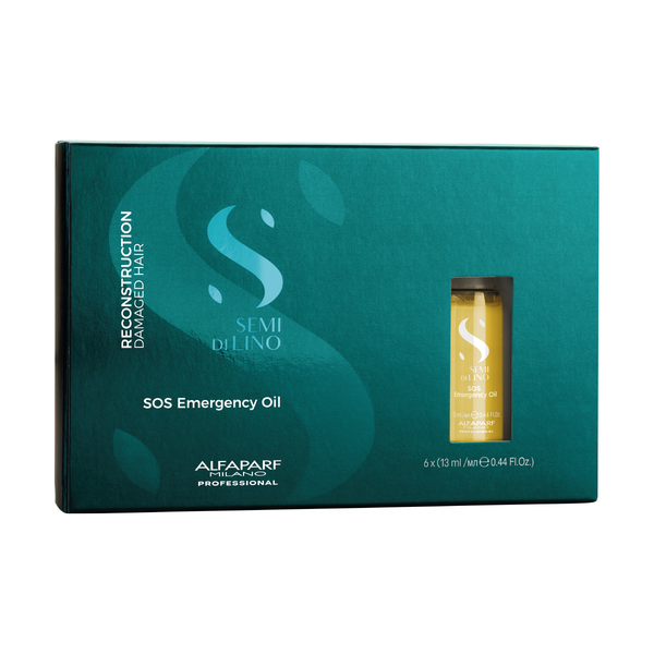 Semi Di Lino Reconstruction SOS Emergancy Oil Ampoules for Damaged Hair 6*13ml