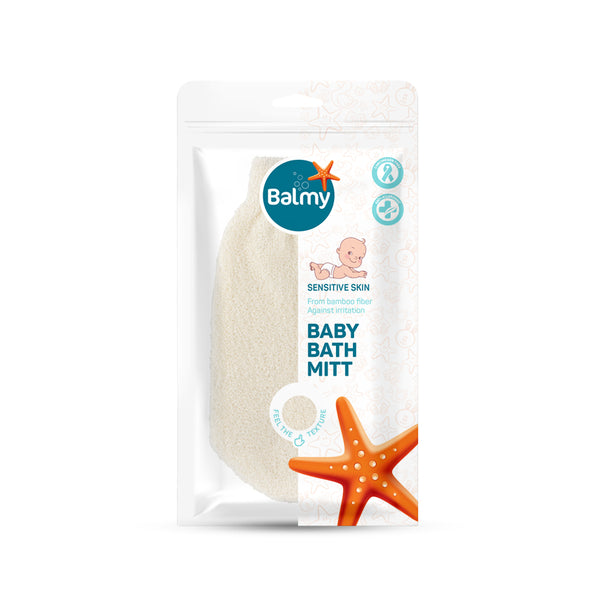 Balmy Baby Bath Mitt